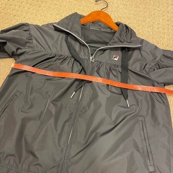 FILA Windbreaker Jacket Black - Picture 10 of 11